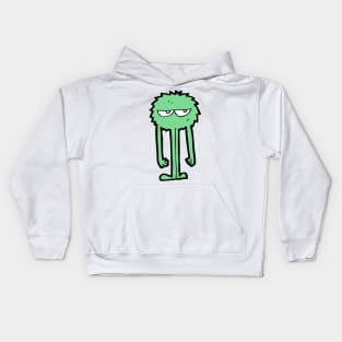 Green Wawa Monster Kids Hoodie